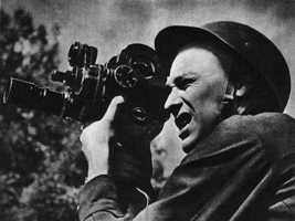 Retrato de Roman Karmen, autor de Moskva–Karakum–Moskva [Moscú–Karakum–Moscú], 1933
