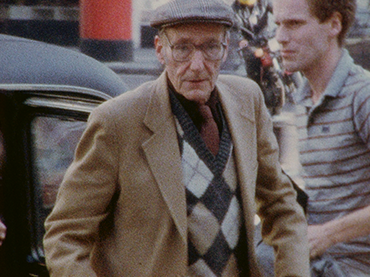 Derek Jarman. Pirate Tape: William Burroughs. Película, 1983. Cortesía y © LUMA Foundation