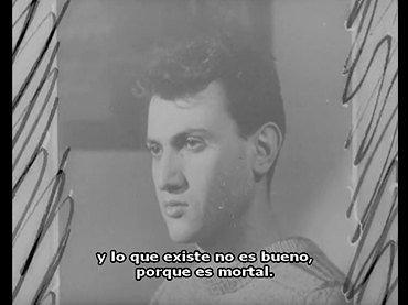 Isidore Isou. Traité de bave et eternité [Tratado de baba y eternidad]. Película, 1951, Colección Museo Reina Sofía 