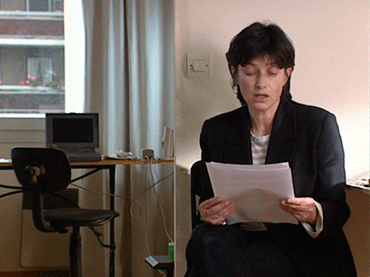 Chantal Akerman. Chantal Akerman par Chantal Akerman [Chantal Akerman by Chantal Akerman]. Film, 1996. Courtesy of Institut National de l'Audiovisuel, INA