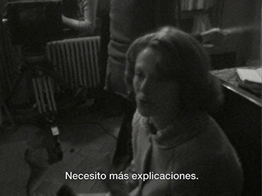 Sami Frey and Chantal Akerman. Autour de Jeanne Dielman [About Jeanne Dielman]. Film, 1975 