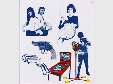 Eulàlia Grau. Temps de lleure (Etnografia) (Tiempo de ocio [Etnografía]). Acrílico y emulsión fotográfica sobre lienzo, 1974
