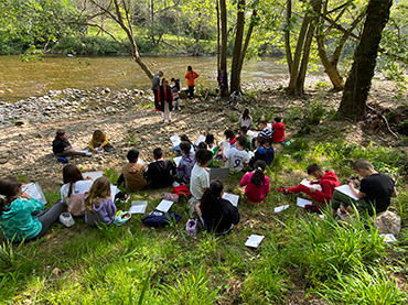 Proyecto Pedagogías del mañana, CEIP Cuevas del Castillo, Vargas, Cantabria, 2023. Fotografía: Sheila Fernández