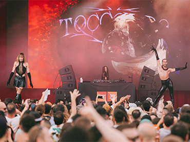 Toccororo en el Sónar Village, Barcelona, 2023. Fotografía: Nerea Coll  Toccororo en el Sónar Village, Barcelona, 2023. Fotografía: Nerea Coll