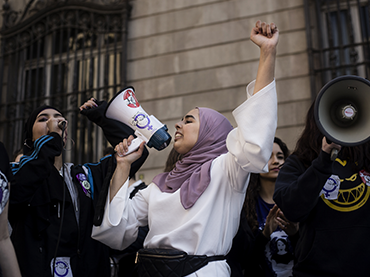 Valeria Dranovsky. Manifestación del 8M, Paro internacional de mujeres, Barcelona, 2019 