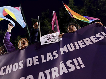Movilización feminista en contra de la ultraderecha, Sevilla, 2019 