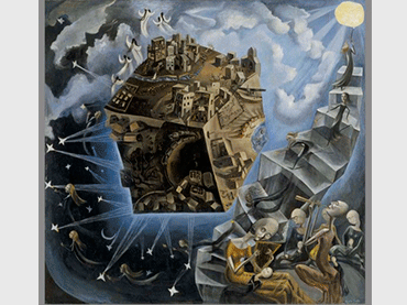 Ángeles Santos, Un mundo. Óleo sobre lienzo, Valladolid, 1929