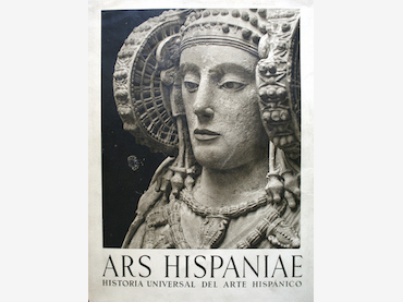 Ars Hispaniae: Historia Universal del Arte Hispánico. Portada de libro, primera edición, 1947-1958 