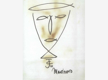 Josep Campanals (heterónimo de Max Aub). Marinero. Dibujo, 1958 