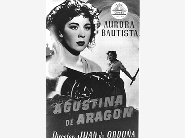 Juan de Orduña. Agustina de Aragón. Película, 1950 