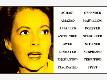 John Baldessari, Prima Facie (Third State): From Aghast to Upset, 2005. Museo Reina Sofía