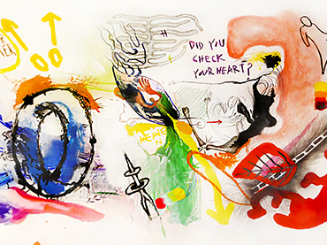 Roberto Martínez, Navigator to Heaven [Navegante hacia el cielo, 2021], en el marco de la obra Tratado botánico de ilustración coreográfica