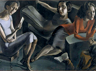 Ángeles Santos, Tertulia (The Gathering), 1929