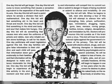 David Wojnarowicz, Untitled (One Day This Kid...) [Sin título (Un día, este niño…)], 1990-1991. Whitney Museum of American Art, Nueva York; adquisición con fondos del Print Committee 2002.183