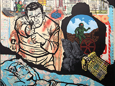David Wojnarowicz. History Keeps Me Awake at Night (for Rilo Chmielorz) 1986. Colección de John P. Axelrod