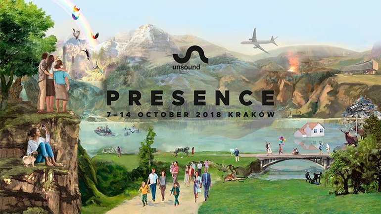 «Practicar la atención plena y estar en el momento presente es más difícil que nunca, y asistir a un festival como el Unsound, rebosante de eventos, no ayuda precisamente». La organización del Unsound 2018 ofreció sesiones diarias de meditación como parte del festival. Fuente: unsound.pl/es/archivo/es/presence/medytacja.html