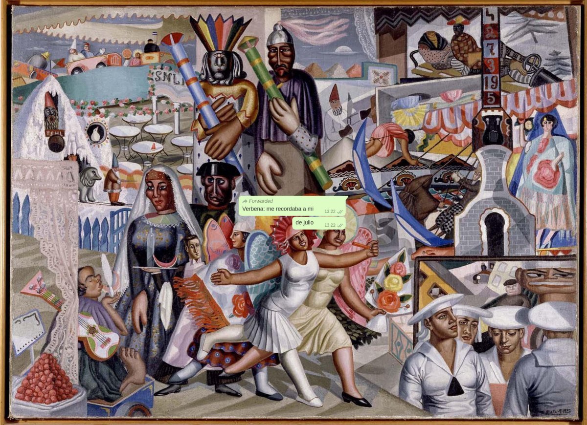 Reinterpretación de La Verbena de Maruja Mallo, equipo1517  2020