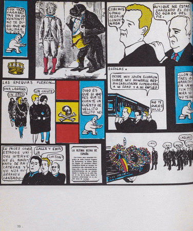 Cuadernos de Ruedo Ibérico, París: Éditions Ruedo Ibérico, 1965-1979, n.º 33-35, p. 70. Fondos del Centro de Documentación del Museo Nacional Centro de Arte Reina Sofía (REVIIA 206)