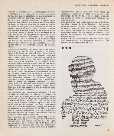 Cuadernos de Ruedo Ibérico, París: Éditions Ruedo Ibérico, 1965-1979, n.º 43-45, s/p. Fondos del Centro de Documentación del Museo Nacional Centro de Arte Reina Sofía (REVIIA 206)