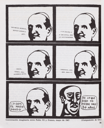 Cuadernos de Ruedo Ibérico, París: Éditions Ruedo Ibérico, 1965-1979, n.º 12, p. 56. Fondos ºdel Centro de Documentación del Museo Nacional Centro de Arte Reina Sofía (REVIIA 206)