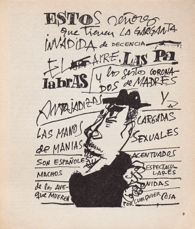 Cuadernos de Ruedo Ibérico, París: Éditions Ruedo Ibérico, 1965-1979, n.º 6, p. 9. Fondos del Centro de Documentación del Museo Nacional Centro de Arte Reina Sofía (REVIIA 206) 