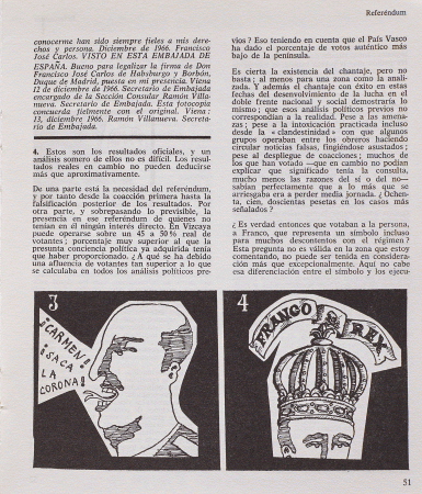 Cuadernos de Ruedo Ibérico, París: Éditions Ruedo Ibérico, 1965-1979, n.º 16, p. 51. Fondos del Centro de Documentación del Museo Nacional Centro de Arte Reina Sofía (REVIIA 206)