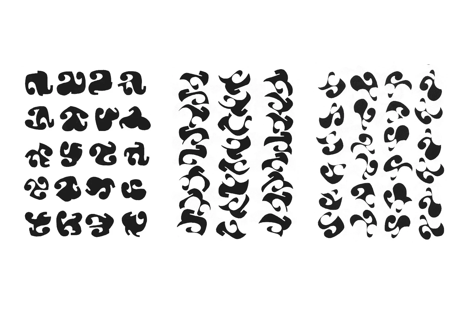 Clemente Padín, Signografía I, 1968