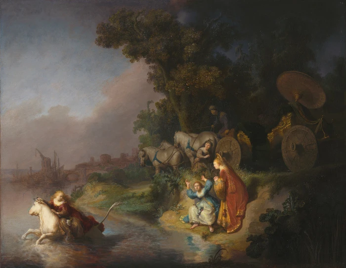 Rembrandt. El Rapto de Europa. Óleo sobre panel. 1632. Imagen digital cortesía del Getty&#039;s Open Content Program, The Paul Getty Museum