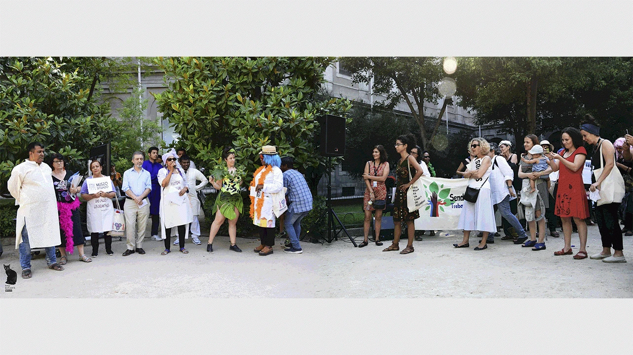 Picnic del barrio, jardín del Museo Reina Sofía, 2019. Foto: Ela Rabasco (Ela R que R)