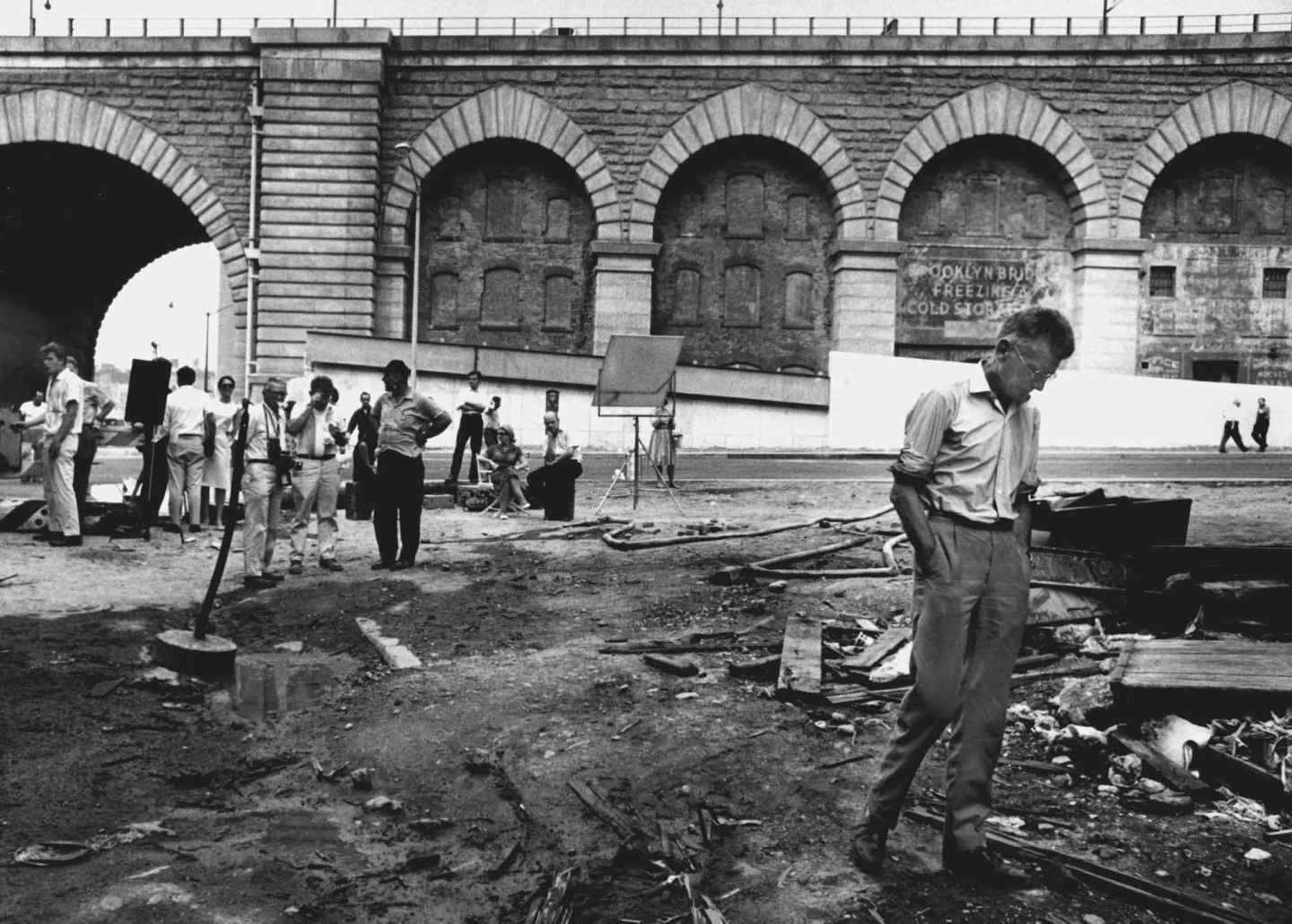 Samuel Beckett en el rodaje de Film. Nueva York, 1964