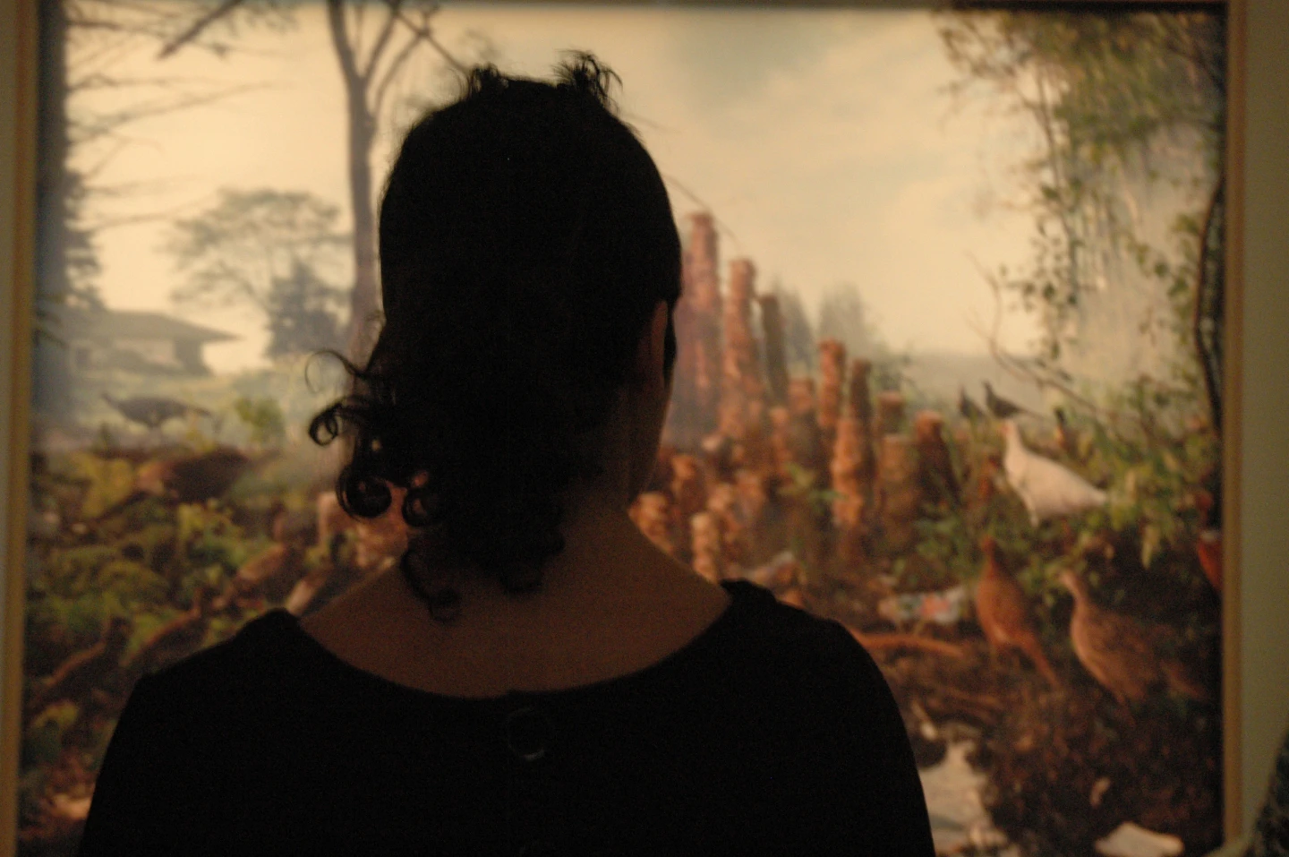 Una de las sesiones de fotomontaje. Museo Reina Sofía, 2007.