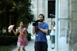 Grabación en los espacios del Museo Reina Sofía, 2008.