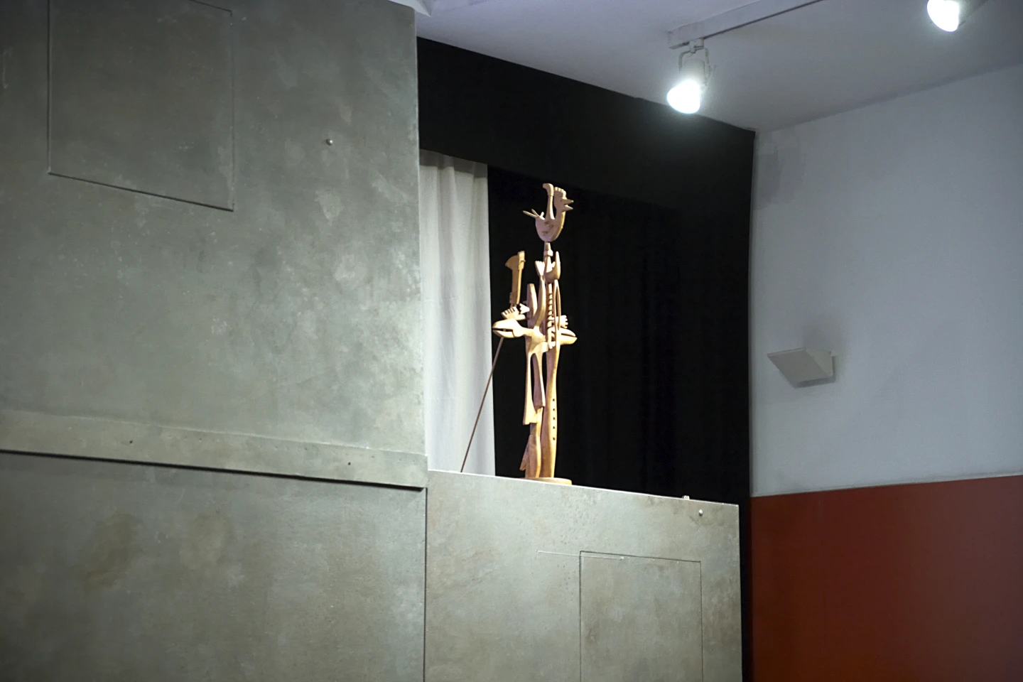 Representación teatral sobre obras seleccionadas para la actividad. Museo Reina Sofía, 2008.