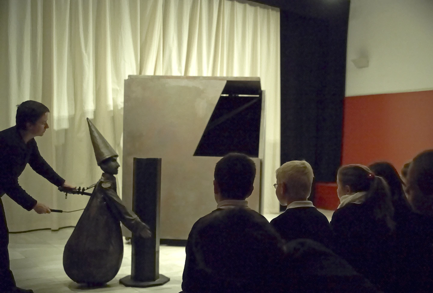 Representación teatral sobre obras seleccionadas para la actividad. Museo Reina Sofía, 2008.