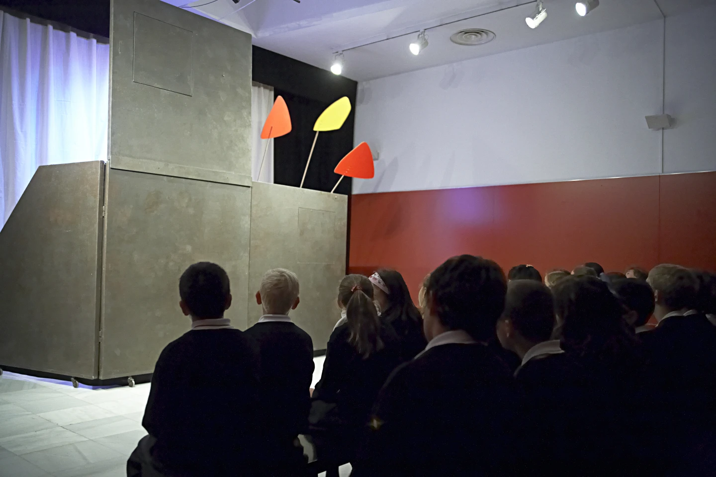 Representación teatral sobre obras seleccionadas para la actividad. Museo Reina Sofía, 2008.