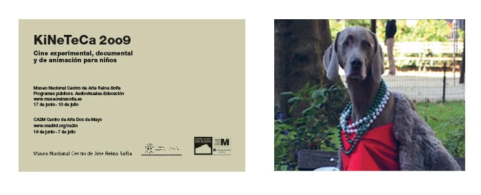 Portada y contraportada del folleto para la difusión de la actividad