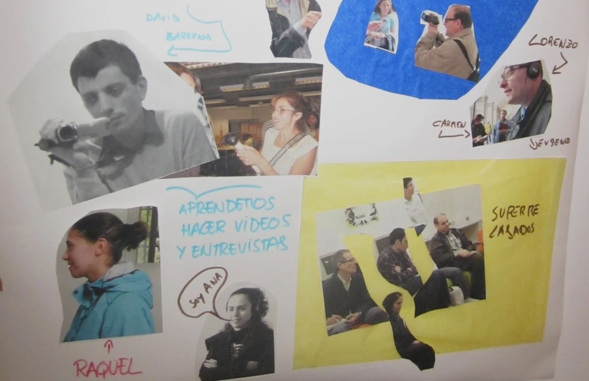 Fotocollage realizado por Conect@ como presentación ante los miembros del Equipo