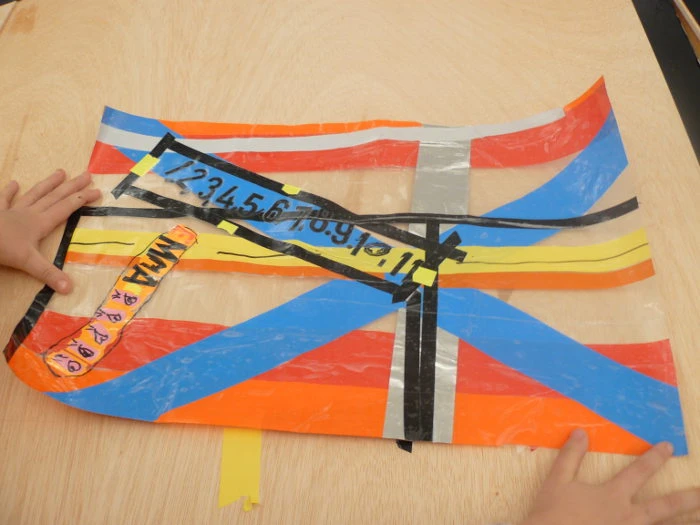 Ejemplos de las producciones en el taller posterior a la visita