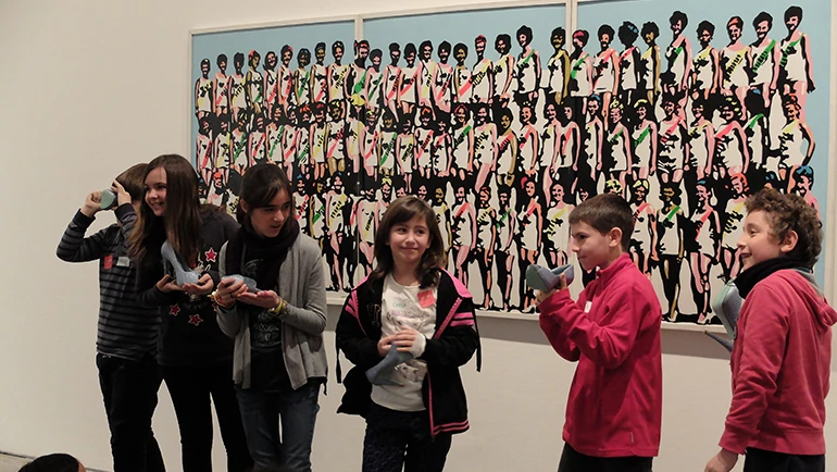 Un momento de la actividad Actuar en la sombra