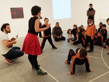 Un momento de la actividad Si fuera un movimiento...