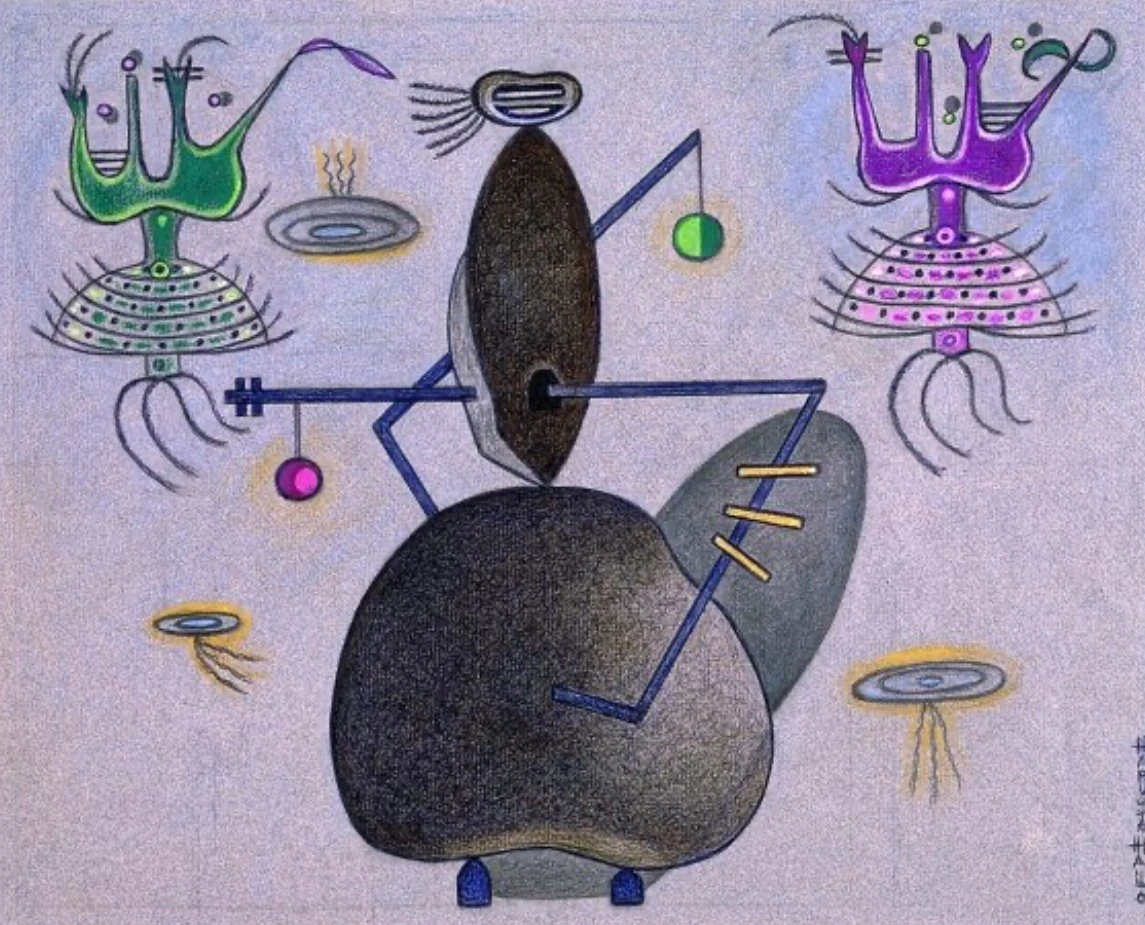Maruja Mallo, Protozoarios, 1981. Museo Reina Sofia