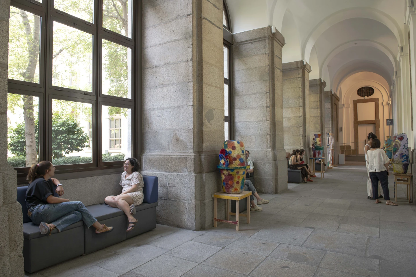 Refugio climático, Museo Reina Sofía, 2026. Fotografía: Lola Hernando Robles 