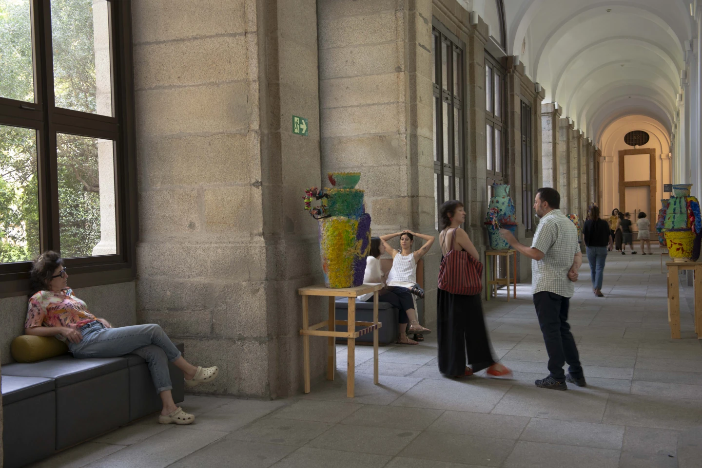 Refugio climático, Museo Reina Sofía, 2026. Fotografía: Lola Hernando Robles 