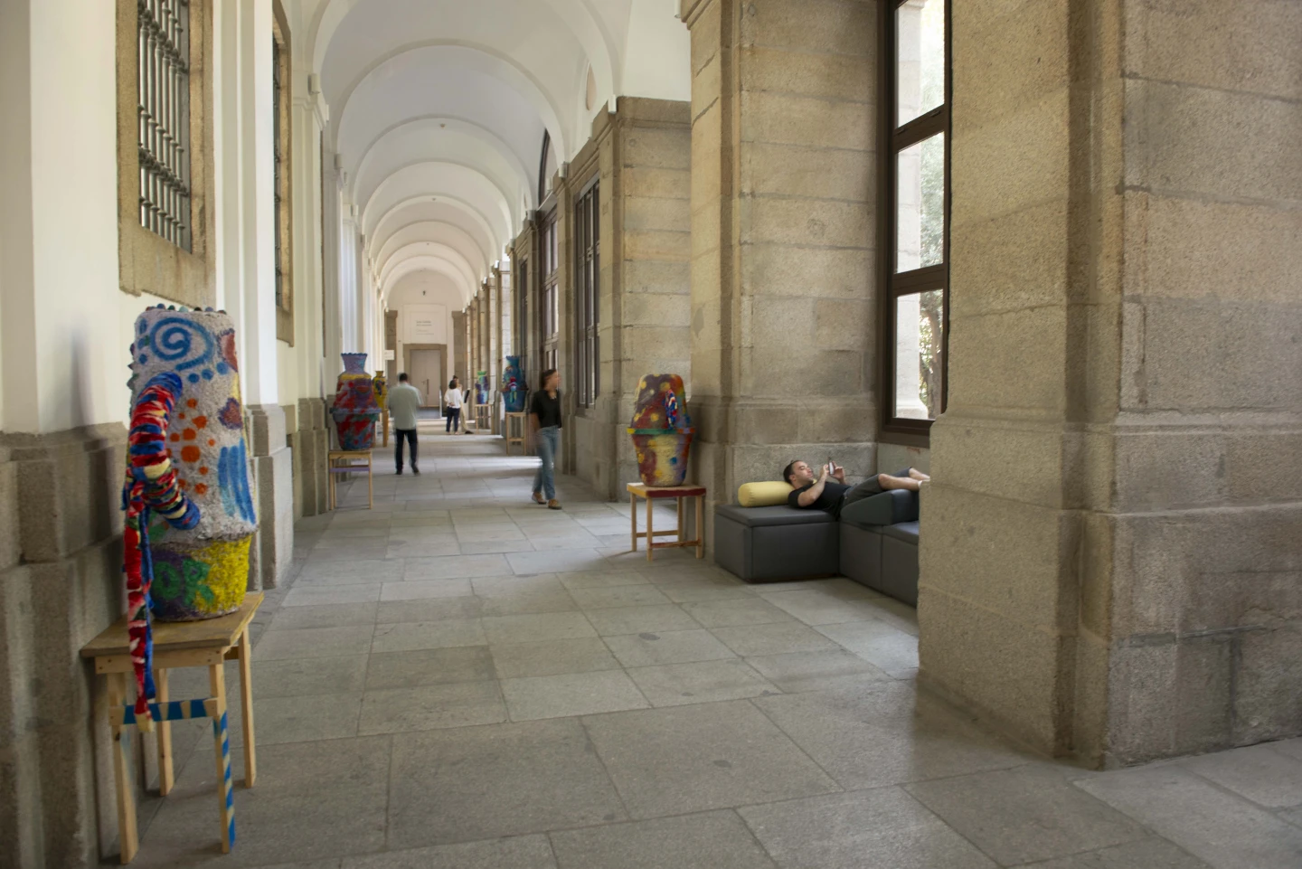 Refugio climático, Museo Reina Sofía, 2026. Fotografía: Lola Hernando Robles 