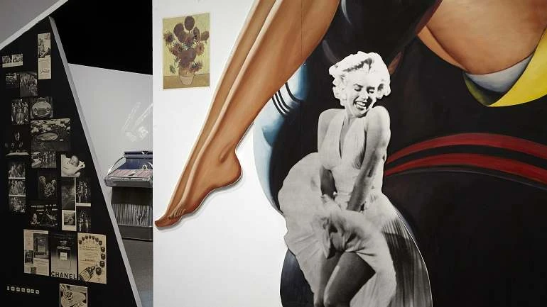 Vista de sala de la exposición Richard Hamilton 