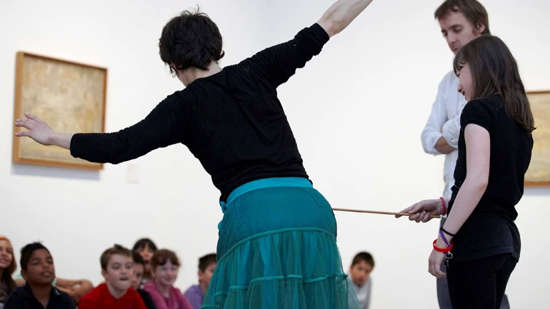 Un momento de la actividad Si fuera un movimiento…