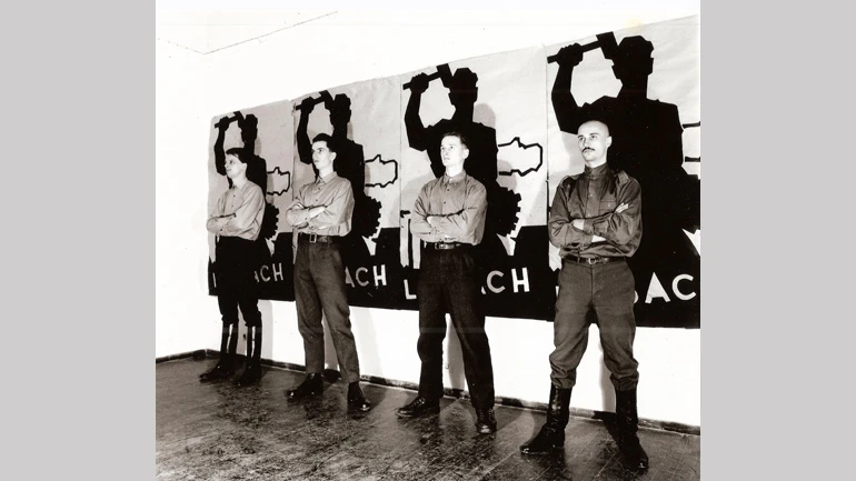 Laibach 1983. Photography: Dusian Gerlica