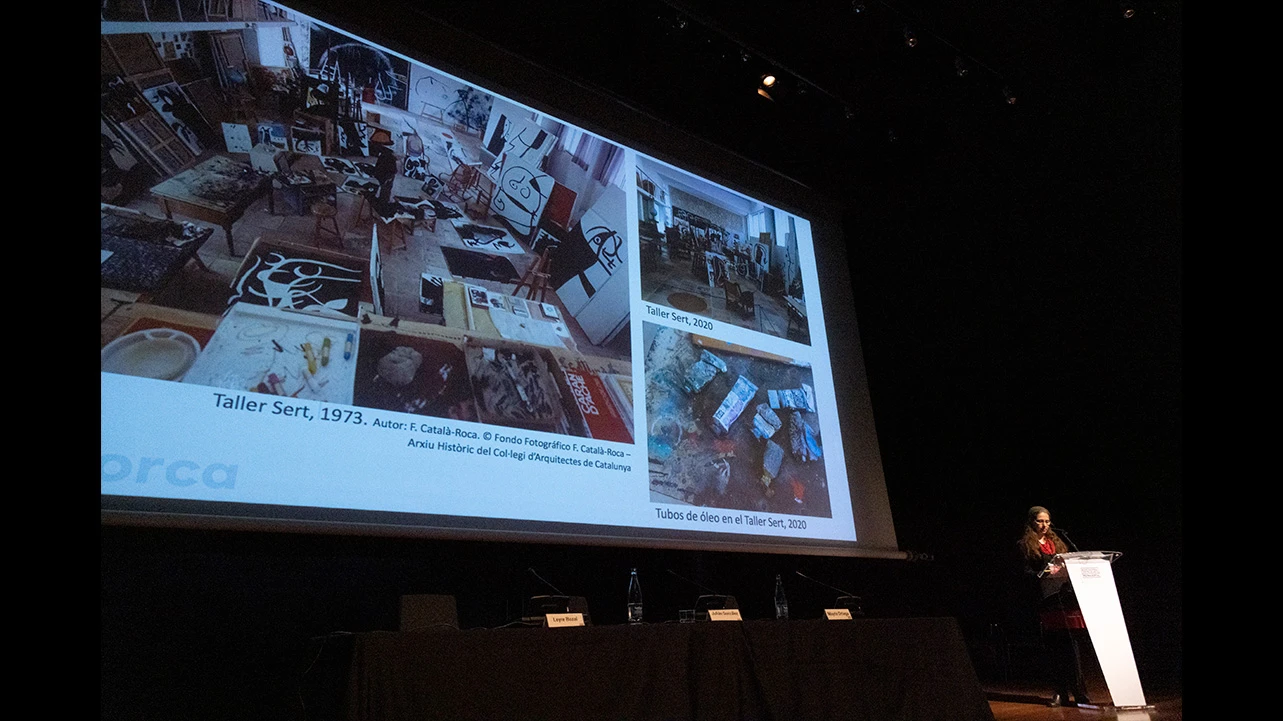 Presentación de Mar Gómez: Investigación de los pigmentos utilizados por Joan Miró durante su etapa artística en Mallorca