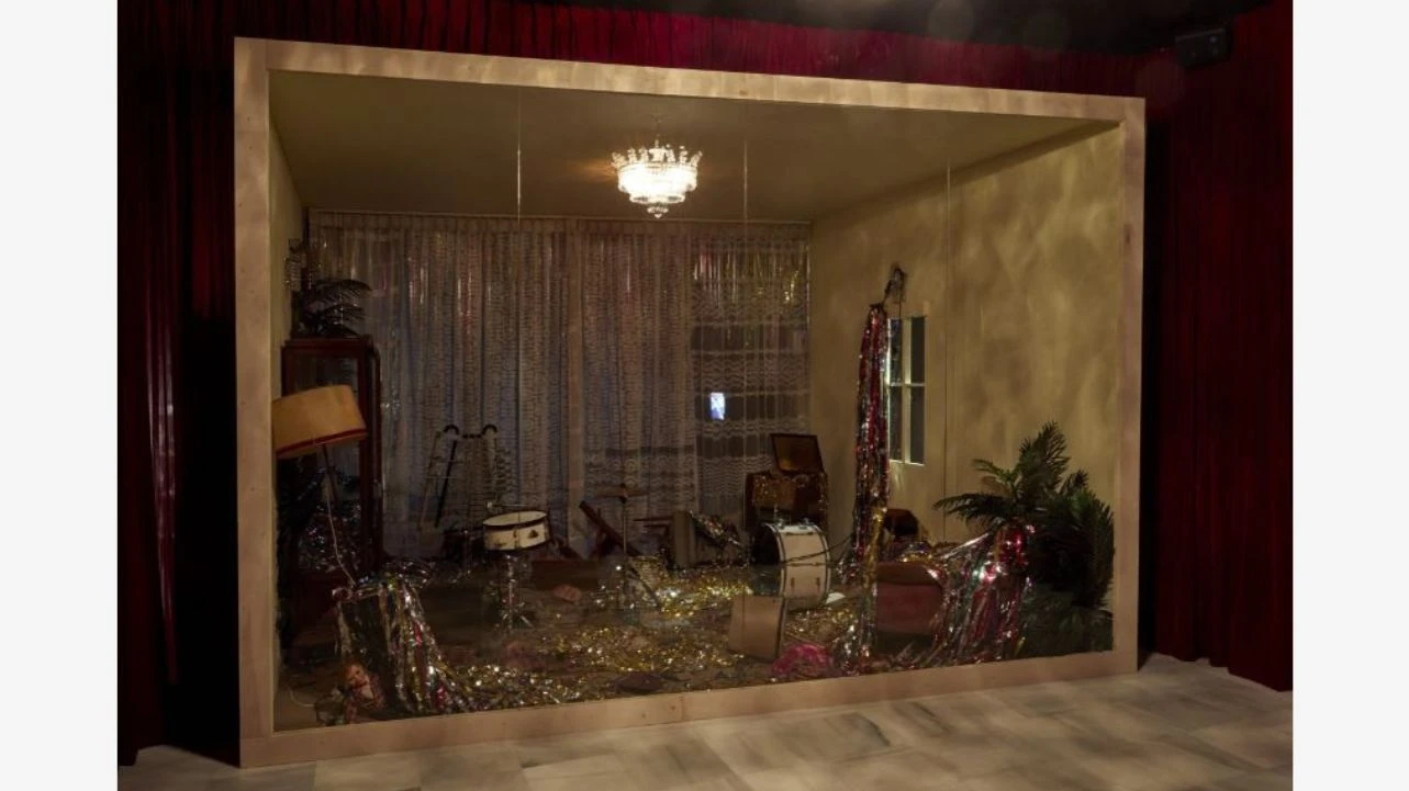 Vista de la Sala 002.12. Mapa Teatro: Los Incontados, 2014/2021, Edificio Sabatini, Planta 0