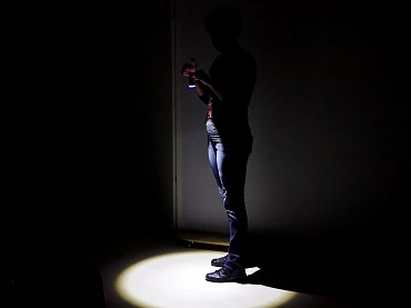 Un momento del taller de sombras